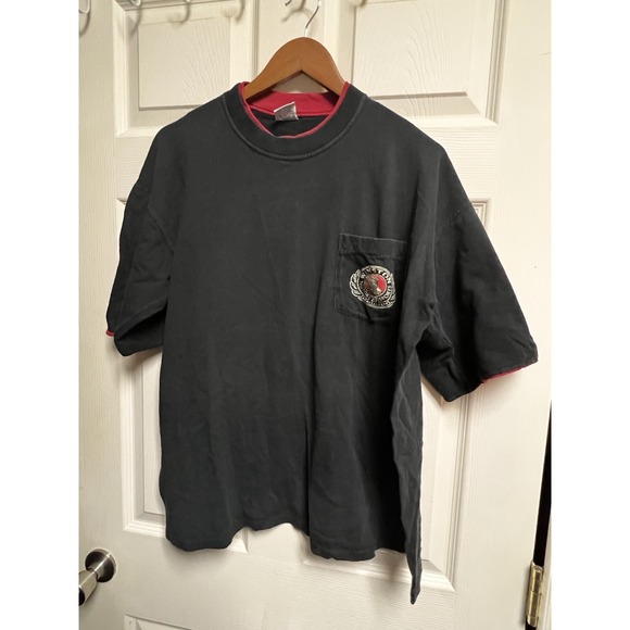 014-001‎ Vintage 90s Winston Motorsports 20th Anniversary Roll-Up T-Shirt Size L - Picture 1 of 7
